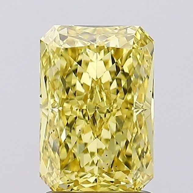 1.93ct Radiant Lab Grown Diamond (Colour Fancy Intense Yellow, Clarity VS2, IGI Certified)