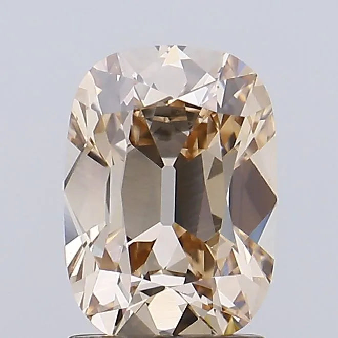 1.94ct Cushion brilliant Lab Grown Diamond (Colour Fancy Light Brown, Clarity VVS2, IGI Certified)