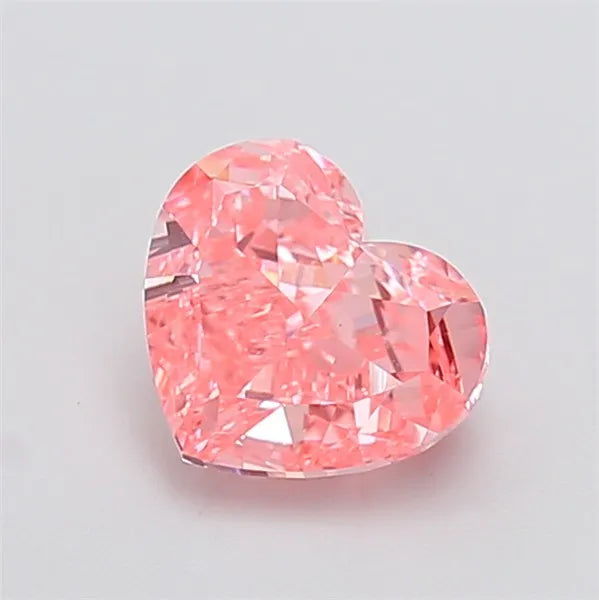 1.94ct Heart Lab Grown Diamond (Colour Fancy Vivid Pink, Clarity VVS1, IGI Certified)