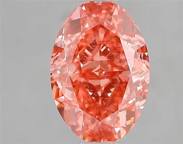 1.94ct Oval Lab Grown Diamond (Colour Fancy Vivid Pink, Clarity VS1, IGI Certified)