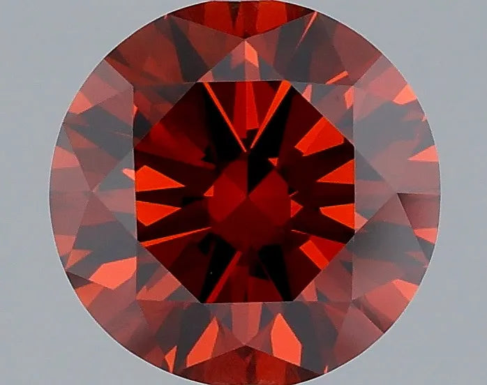 1.94ct Round Lab Grown Diamond (Colour Fancy Deep Orange, Clarity VVS2, Cut EX, IGI Certified)