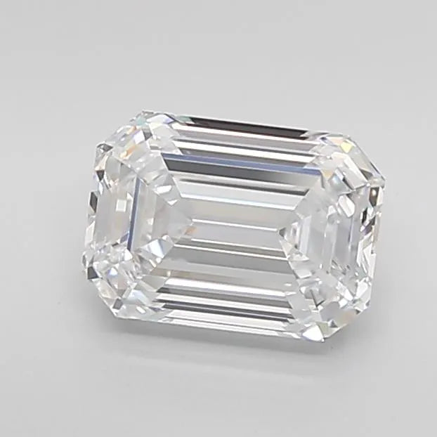 1.96ct Emerald Lab Grown Diamond (Colour D, Clarity IF, IGI Certified)