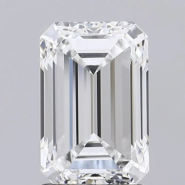 1.96ct Emerald Lab Grown Diamond (Colour E, Clarity IF, IGI Certified)