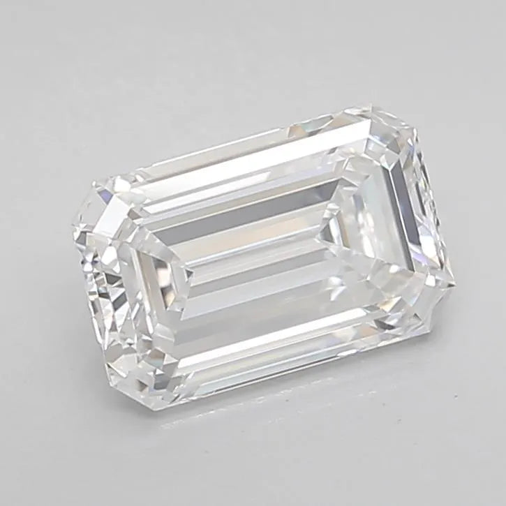 1.97ct Emerald Lab Grown Diamond (Colour D, Clarity IF, Cut EX, IGI Certified)