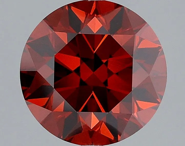 1.97ct Round Lab Grown Diamond (Colour Fancy Deep Orange, Clarity VS1, Cut EX, IGI Certified)