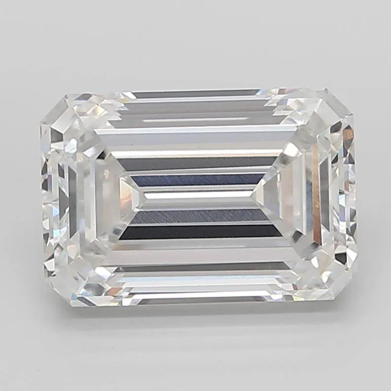 10.00ct Emerald Lab Grown Diamond (Colour F, Clarity VVS2, IGI Certified)