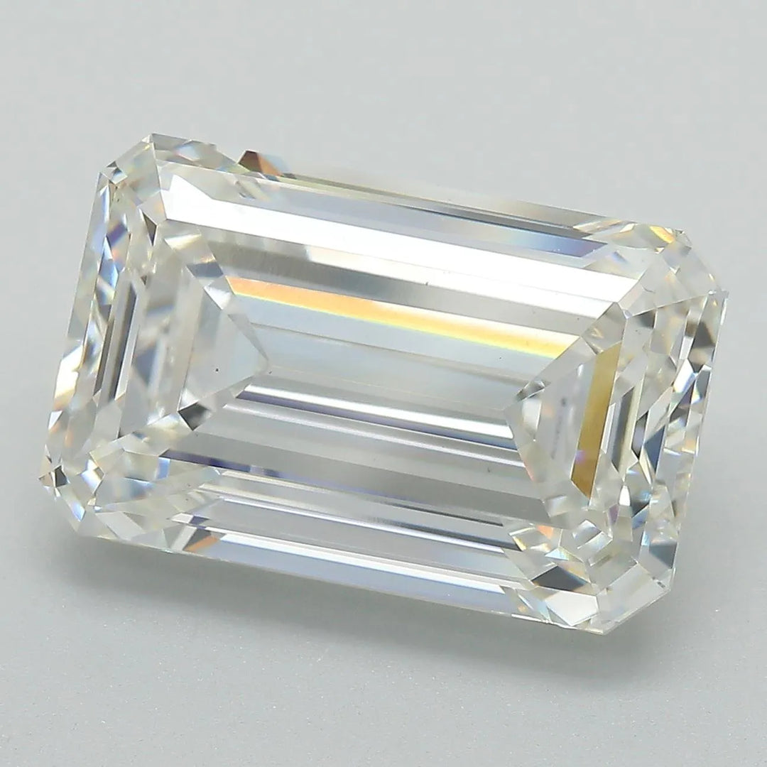 10.00ct Emerald Lab Grown Diamond (Colour G, Clarity VS2, IGI Certified)