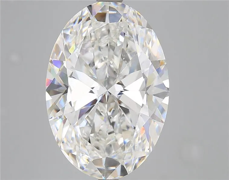 10.00ct Oval Lab Grown Diamond (Colour E, Clarity VVS2, IGI Certified)
