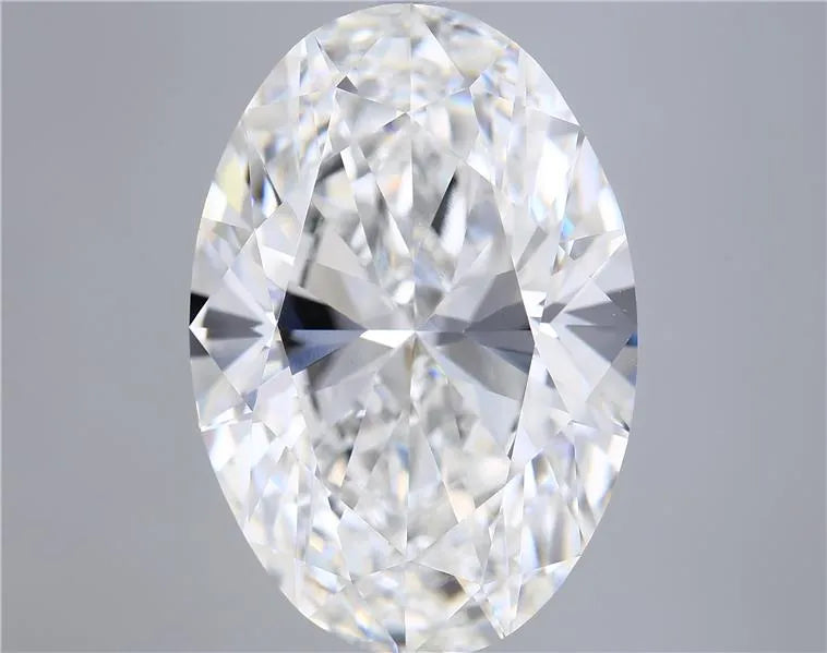 10.00ct Oval Lab Grown Diamond (Colour F, Clarity VVS2, IGI Certified)