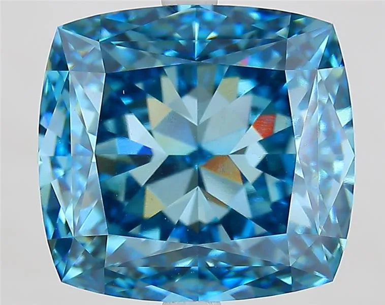 10.03ct Cushion modified Lab Grown Diamond (Colour Fancy Vivid Blue, Clarity VS2, IGI Certified)
