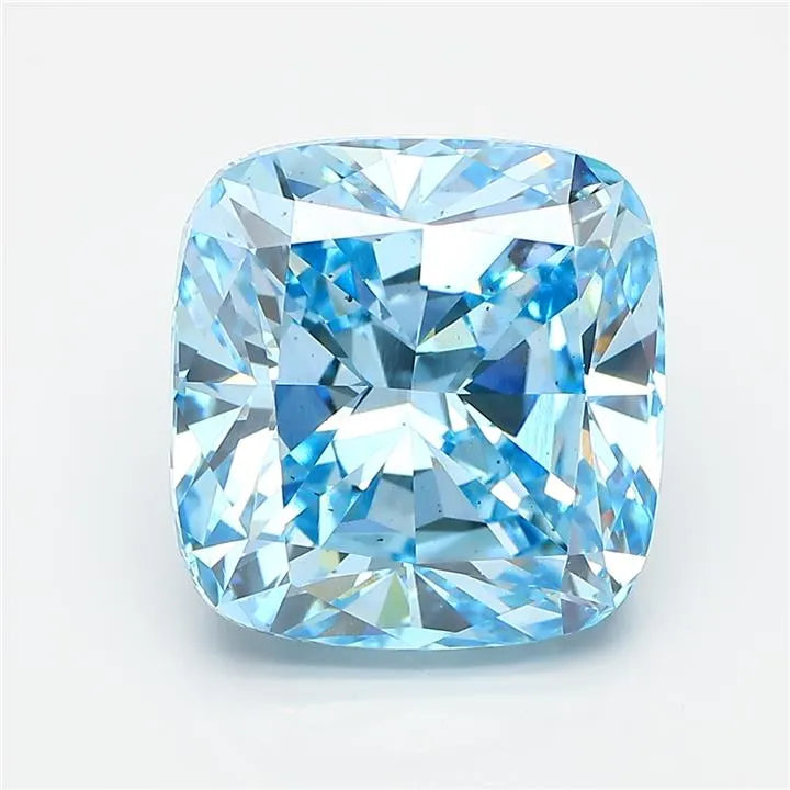 10.03ct Cushion modified Lab Grown Diamond (Colour Fancy Vivid Blue, Clarity VS2, IGI Certified)