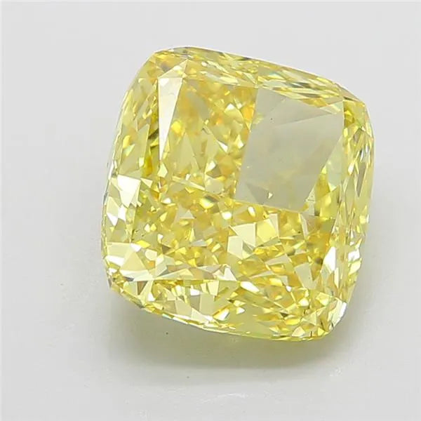 10.03ct Cushion modified Lab Grown Diamond (Colour Fancy Vivid Yellow, Clarity VS2, IGI Certified)