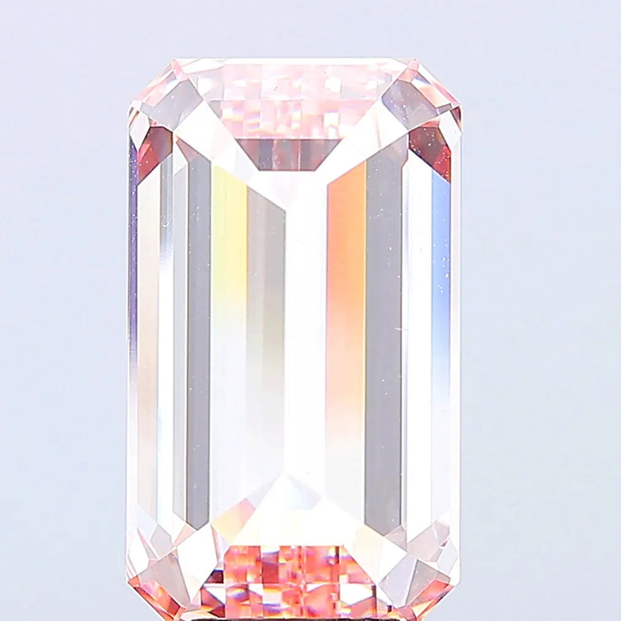 10.03ct Emerald Lab Grown Diamond (Colour Fancy Intense Pink, Clarity VS2, IGI Certified)