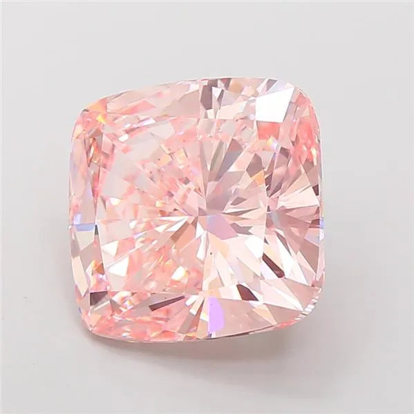 10.04ct Cushion modified Lab Grown Diamond (Colour Fancy Intense Pink, Clarity VS1, IGI Certified)