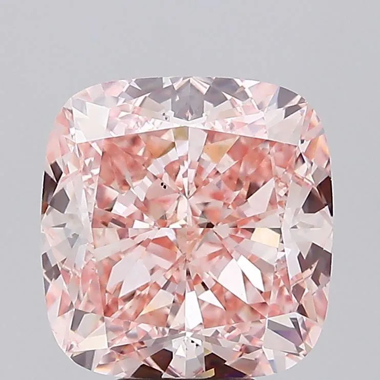 10.04ct Cushion modified Lab Grown Diamond (Colour Fancy Intense Pink, Clarity VS2, IGI Certified)
