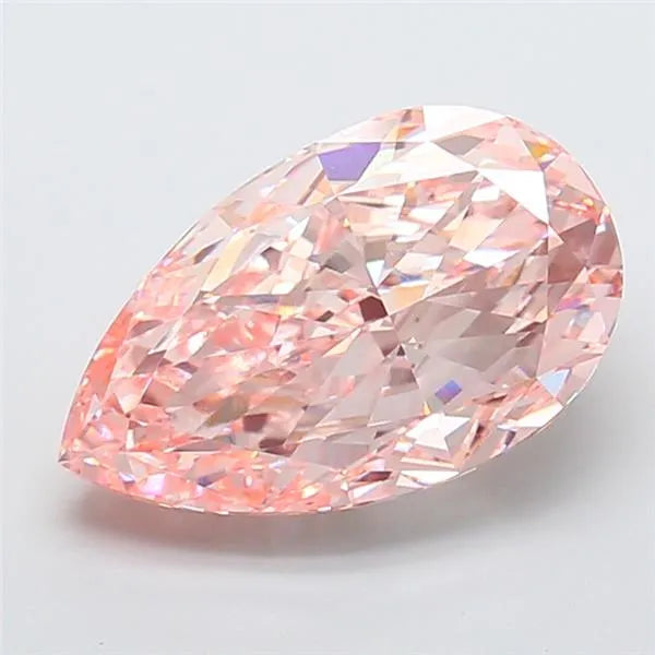 10.04ct Pear Lab Grown Diamond (Colour Fancy Intense Pink, Clarity VVS2, IGI Certified)