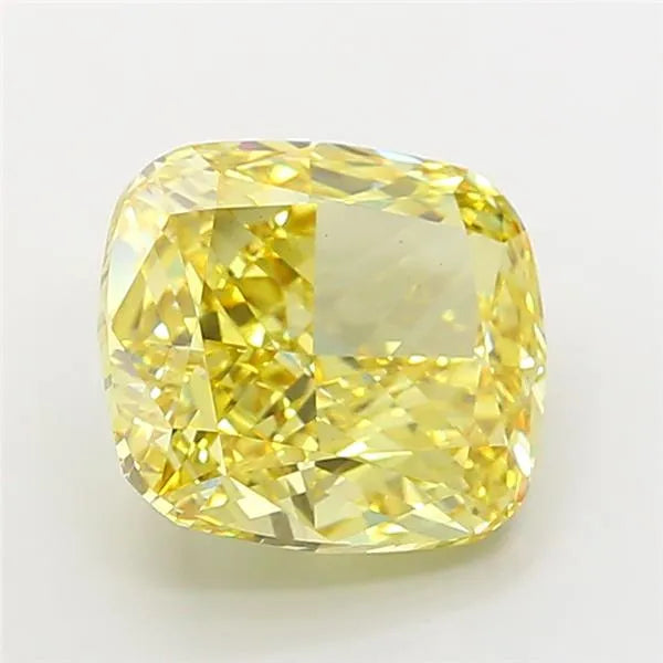 10.05ct Cushion modified Lab Grown Diamond (Colour Fancy Vivid Yellow, Clarity VS1, IGI Certified)