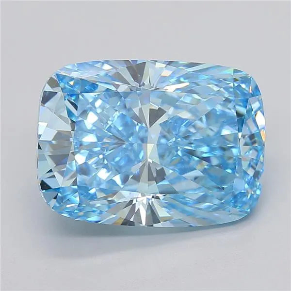 10.07ct Cushion modified Lab Grown Diamond (Colour Fancy Vivid Blue, Clarity VVS2, IGI Certified)