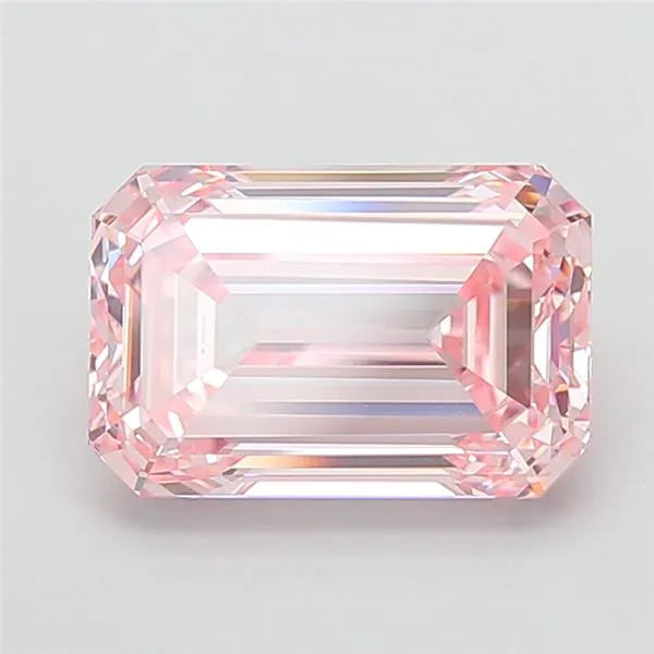 10.07ct Emerald Lab Grown Diamond (Colour Fancy Intense Pink, Clarity VVS2, IGI Certified)