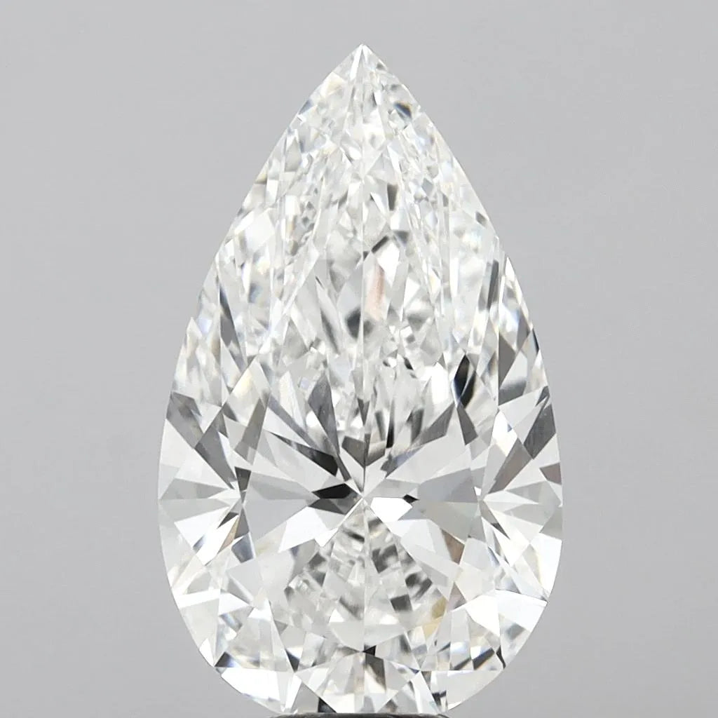 10.07ct Pear Lab Grown Diamond (Colour E, Clarity VVS2, IGI Certified)