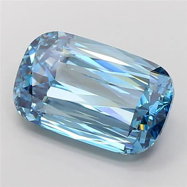10.08ct Cushion modified Lab Grown Diamond (Colour Fancy Vivid Blue, Clarity VS1, IGI Certified)
