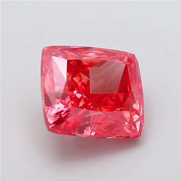 10.08ct Cushion modified Lab Grown Diamond (Colour Fancy Vivid Pink, Clarity SI1, IGI Certified)