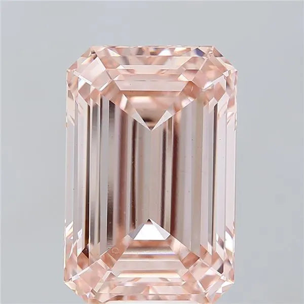 10.08ct Emerald Lab Grown Diamond (Colour Fancy Intense Pink, Clarity VS1, IGI Certified)