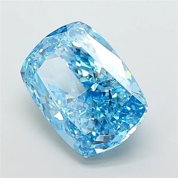 10.09ct Cushion modified Lab Grown Diamond (Colour Fancy Vivid Blue, Clarity VVS2, IGI Certified)