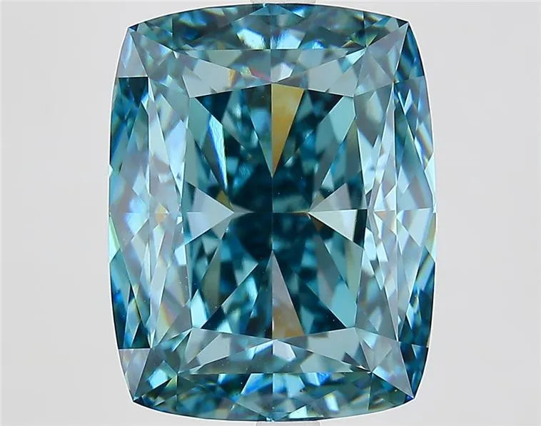10.10ct Cushion modified Lab Grown Diamond (Colour Fancy Vivid Blue, Clarity VS1, IGI Certified)