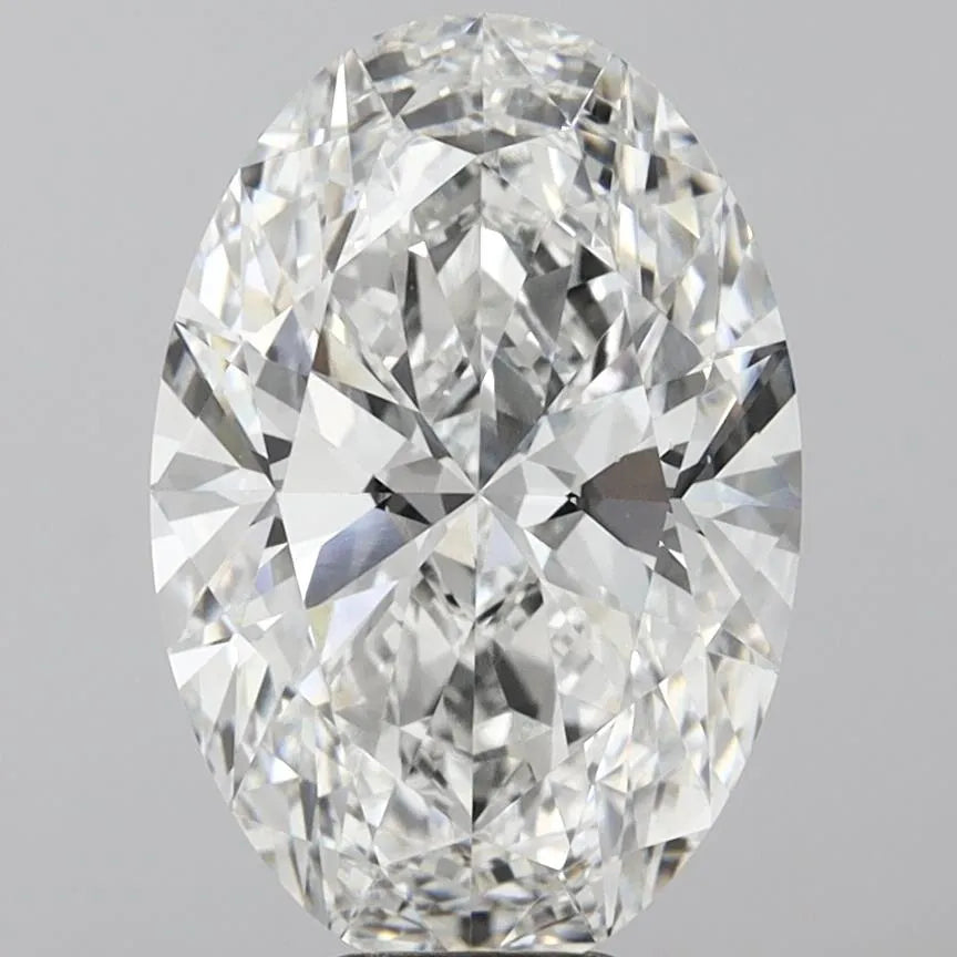 10.10ct Oval Lab Grown Diamond (Colour F, Clarity VVS2, IGI Certified)