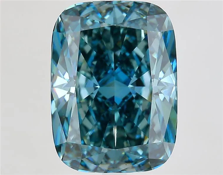 10.15ct Cushion modified Lab Grown Diamond (Colour Fancy Vivid Blue, Clarity VVS2, IGI Certified)