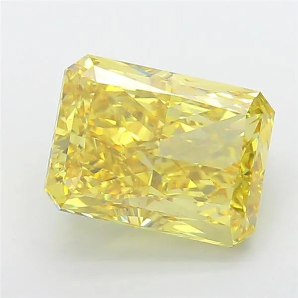 10.25ct Radiant Lab Grown Diamond (Colour Fancy Vivid Yellow, Clarity VVS2, IGI Certified)