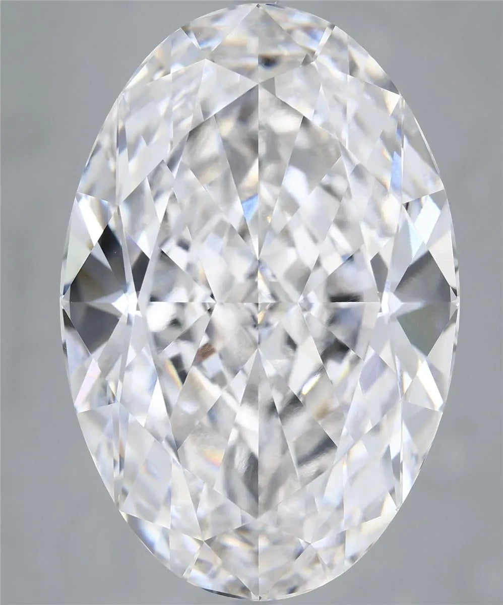 10.28ct Oval Lab Grown Diamond (Colour D, Clarity VVS1, IGI Certified)