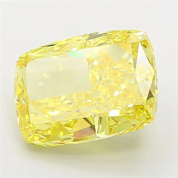10.36ct Cushion modified Lab Grown Diamond (Colour Fancy Vivid Yellow, Clarity VVS2, IGI Certified)