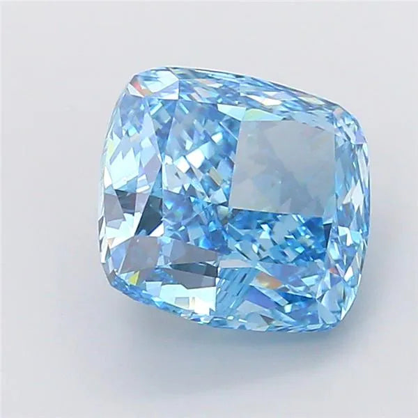 10.52ct Cushion modified Lab Grown Diamond (Colour Fancy Vivid Blue, Clarity VVS2, IGI Certified)