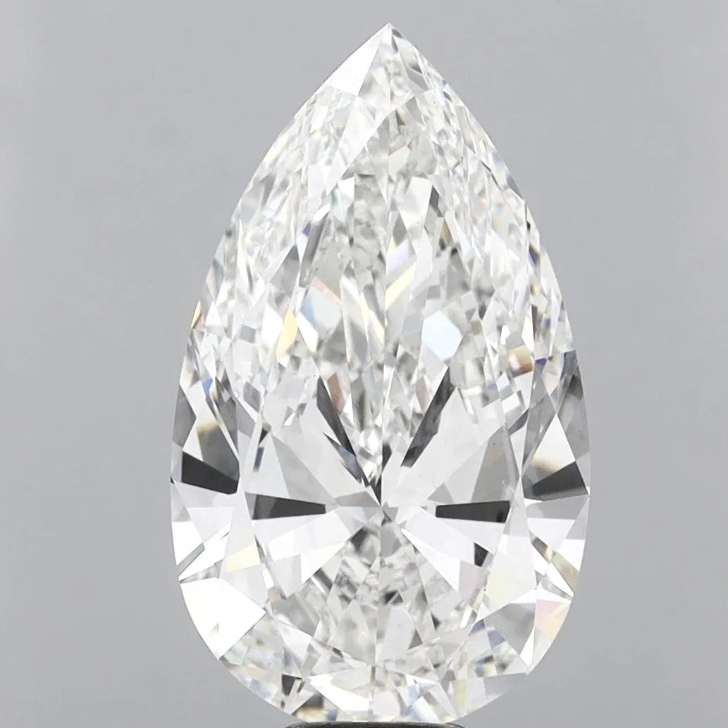 10.74ct Pear Lab Grown Diamond (Colour F, Clarity VVS2, IGI Certified)