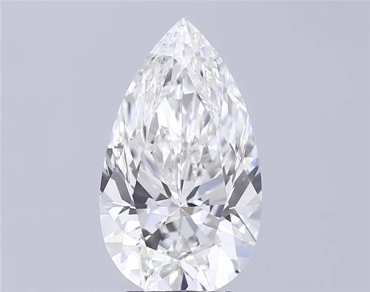 4.50ct Pear Lab Grown Diamond (Colour G, Clarity VVS2, IGI Certified)