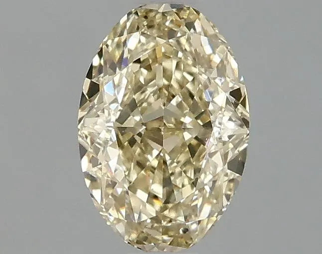 1.06ct Oval Lab Grown Diamond (Colour Fancy Yellow, Clarity VS1, IGI Certified)