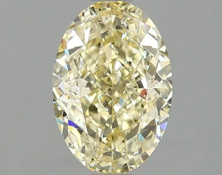 1.59ct Oval Lab Grown Diamond (Colour Fancy Yellow, Clarity VVS2, IGI Certified)