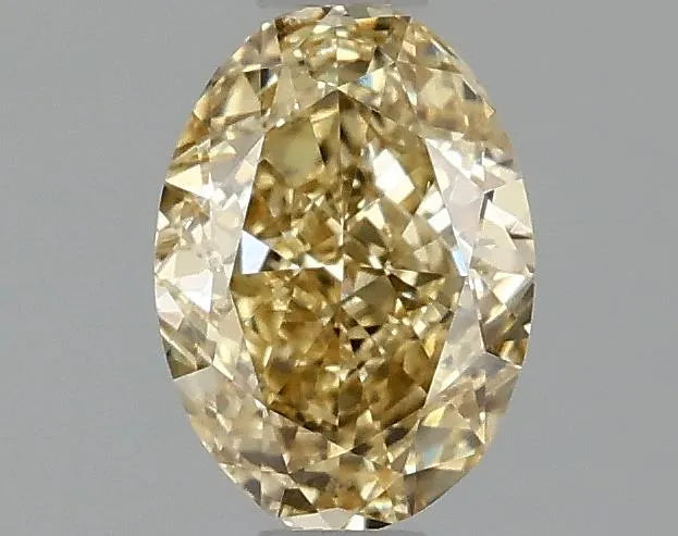1.01ct Oval Lab Grown Diamond (Colour Fancy Yellow, Clarity VS1, IGI Certified)