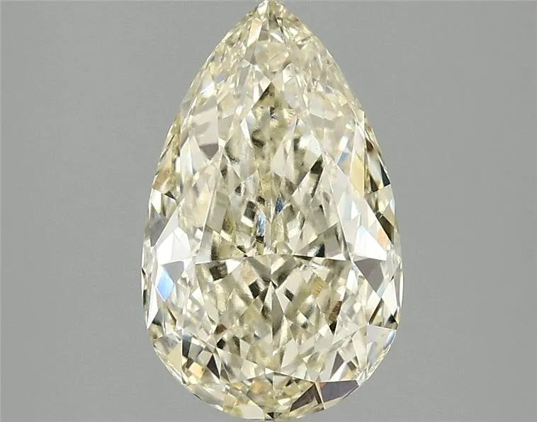 2.06ct Pear Lab Grown Diamond (Colour Fancy Yellow, Clarity VVS2, IGI Certified)