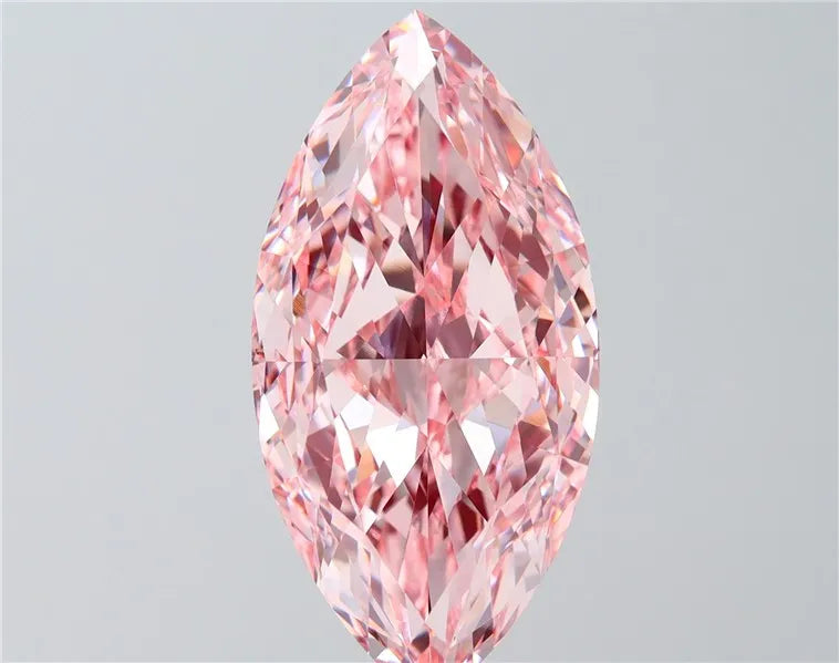 11.02ct Marquise Lab Grown Diamond (Colour Fancy Intense Pink, Clarity VVS2, IGI Certified)
