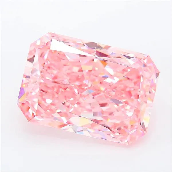 11.06ct Radiant Lab Grown Diamond (Colour Fancy Vivid Pink, Clarity VVS1, IGI Certified)