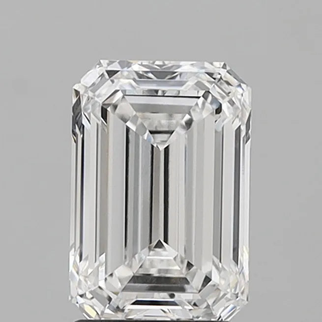 2.36ct Emerald Lab Grown Diamond (Colour D, Clarity VVS2, IGI Certified)