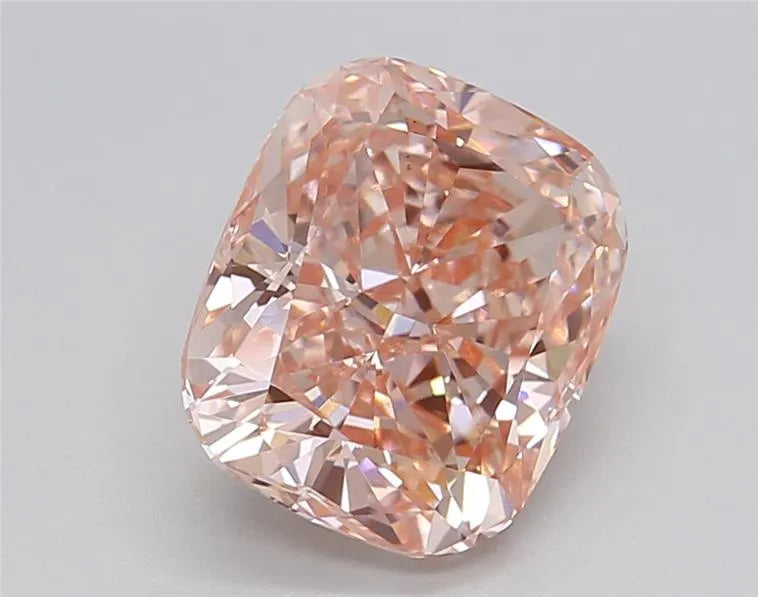 2.54ct Cushion brilliant Lab Grown Diamond (Colour Fancy Pink, Clarity VS1, Cut GD, IGI Certified)