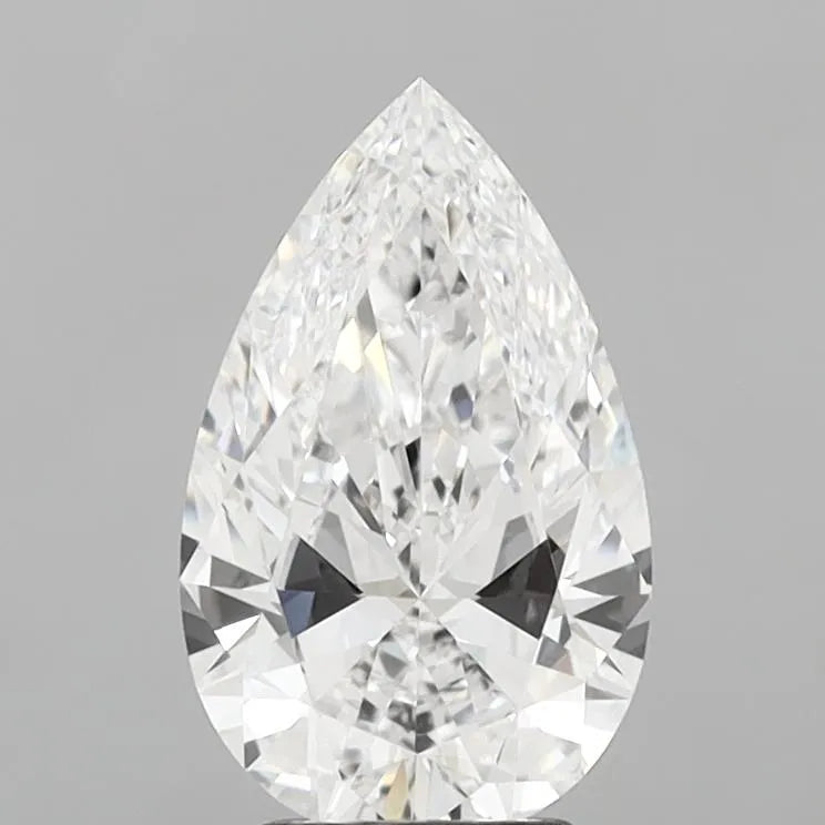 3.00ct Pear Lab Grown Diamond (Colour D, Clarity VVS1, IGI Certified)