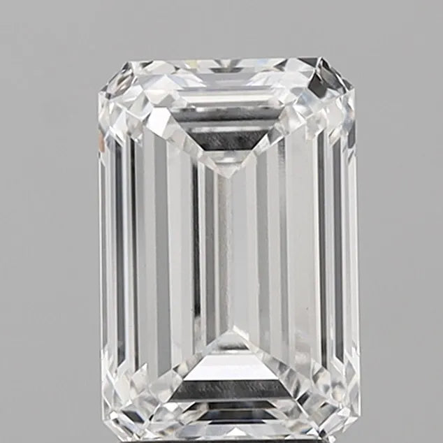 2.93ct Emerald Lab Grown Diamond (Colour D, Clarity VVS2, IGI Certified)