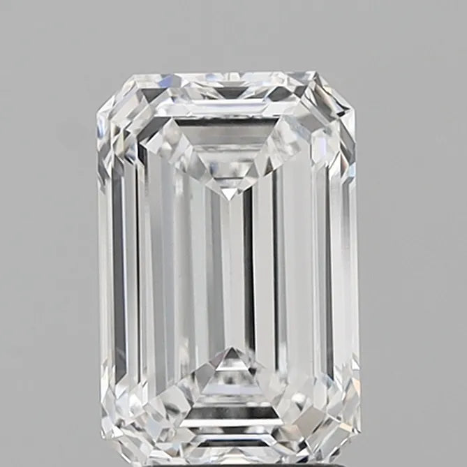 2.84ct Emerald Lab Grown Diamond (Colour D, Clarity VVS2, IGI Certified)