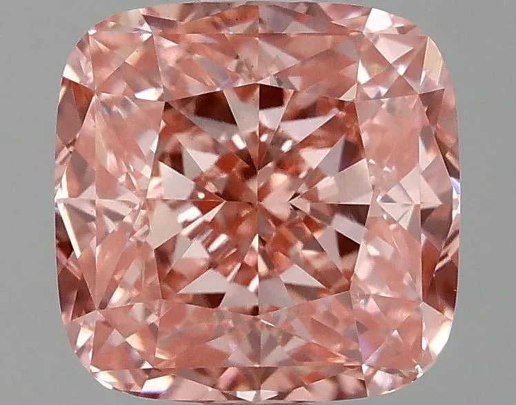 2.04ct Cushion modified Lab Grown Diamond (Colour Fancy Vivid Pink, Clarity VS2, IGI Certified)