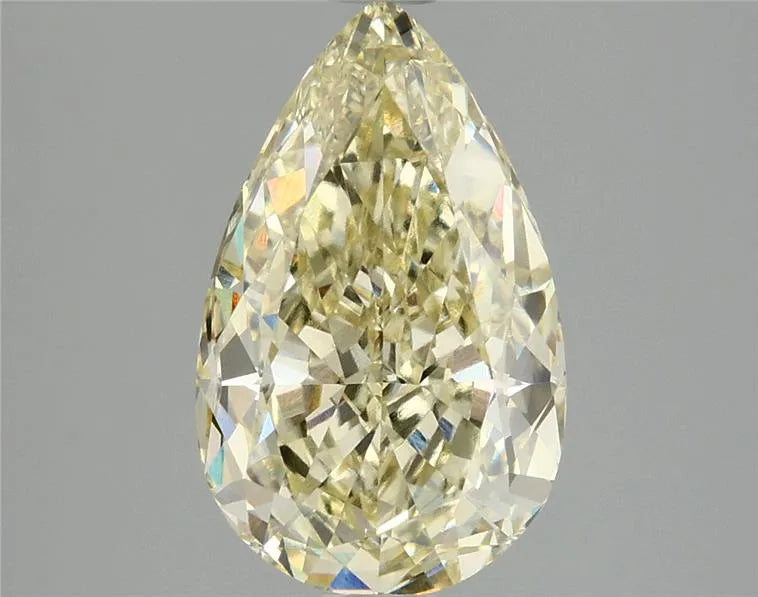 2.99ct Pear Lab Grown Diamond (Colour Fancy Yellow, Clarity VVS2, IGI Certified)